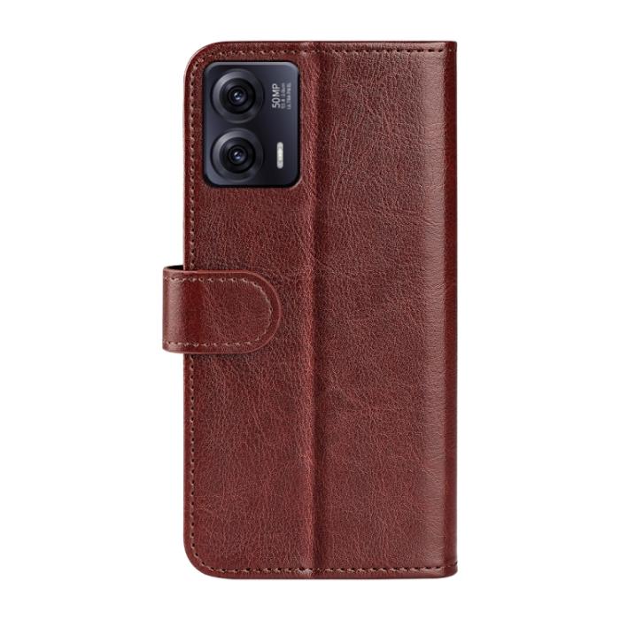 Bild 3,  Motorola Moto G73 5G Fodral Crazy Horse Läder Brun