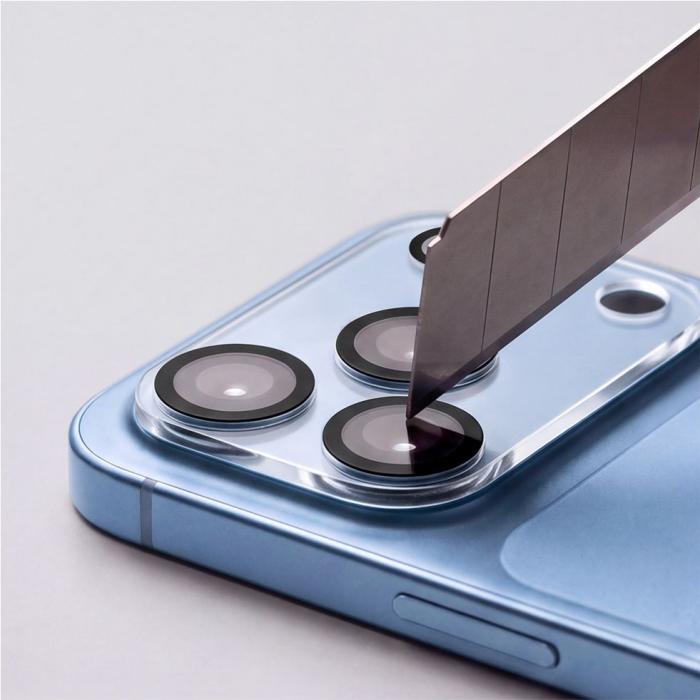 Bild 3, Tech-Protect Tech-Protect iPhone 18 Pro Linsskydd Cam Fit+ Transparent
