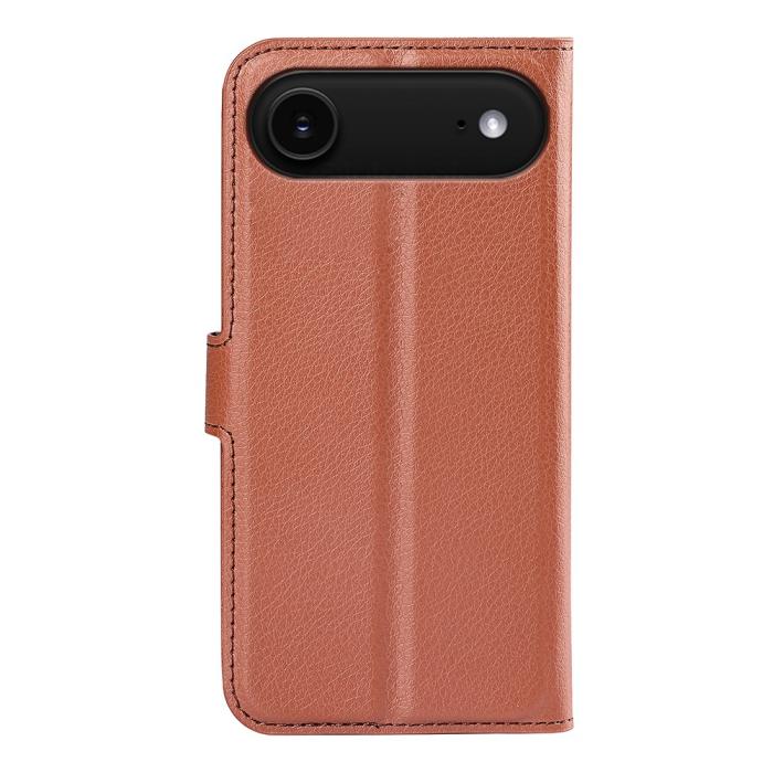 Bild 3,  iPhone Air Fodral Litchi Läder Brun