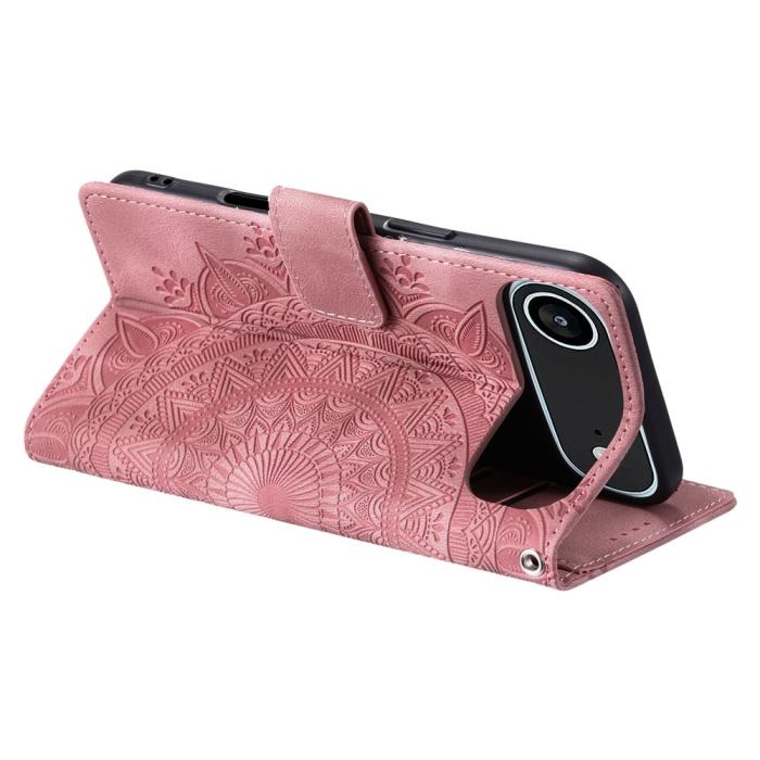 Bild 4,  iPhone Air Fodral Mandala Läder Roséguld