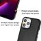  iPhone 15 Pro Skal Läderbelagt Svart