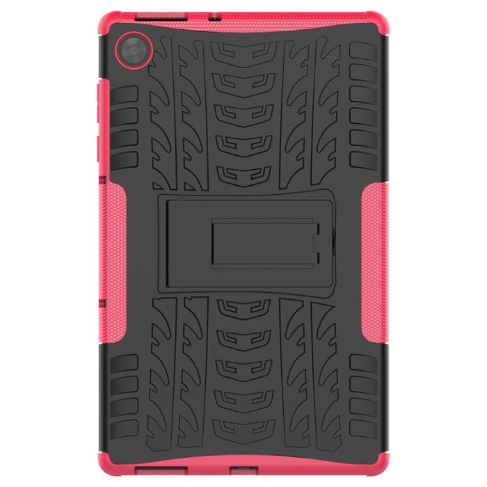 Bild 3,  Lenovo Tab M10 HD (2nd Gen) - Rugged Kickstand Armor Skal - Rosa