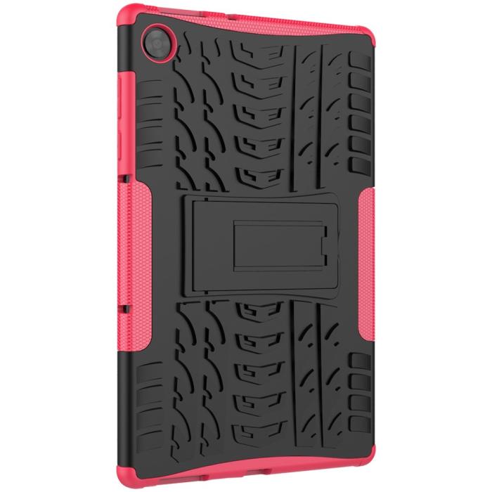 Bild 5,  Lenovo Tab M10 HD (2nd Gen) - Rugged Kickstand Armor Skal - Rosa