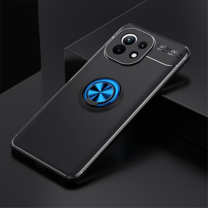 Bild 2,  Xiaomi Mi 11 - Ring Skal - Svart/Blå