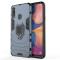  Samsung Galaxy A20s - Hybrid Ring Skal - Navy Blue