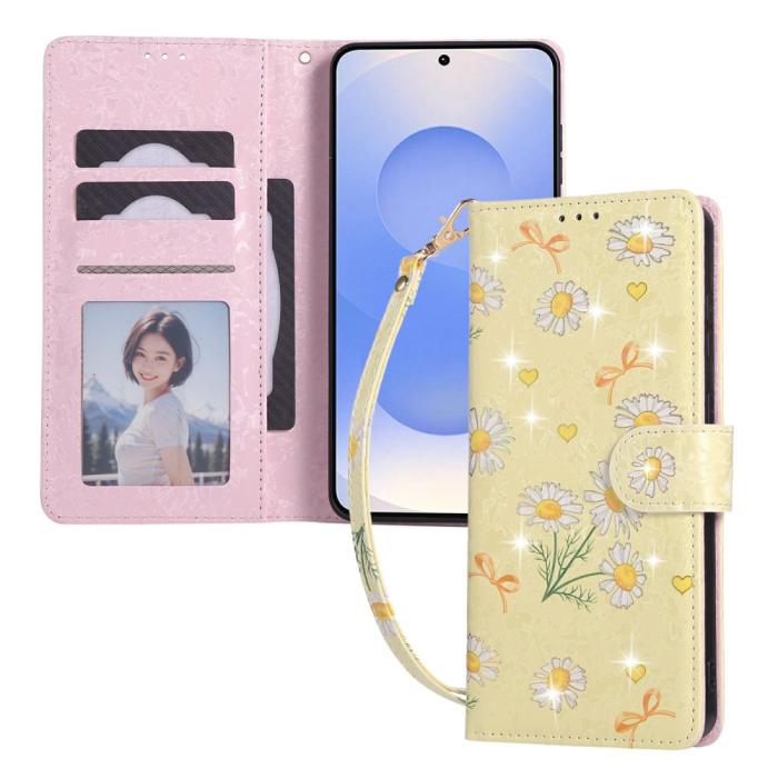 Bild 5,  Samsung Galaxy S25 Edge Fodral RFID Yellow Daisy