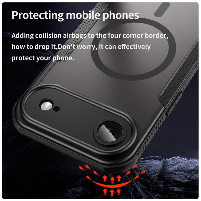 Bild 3,  iPhone Air Skal MagSafe Hybrid Armor Svart