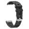  Klockarmband 18 mm Quick Release Wave Silikon Svart