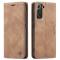 CASEME CASEME Samsung Galaxy S22 Plus Fodral Retro Läder Brun