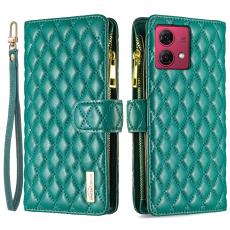 BINFEN BINFEN Motorola Moto G84 5G Fodral Multifunktionell Diamond Gr&ouml;n