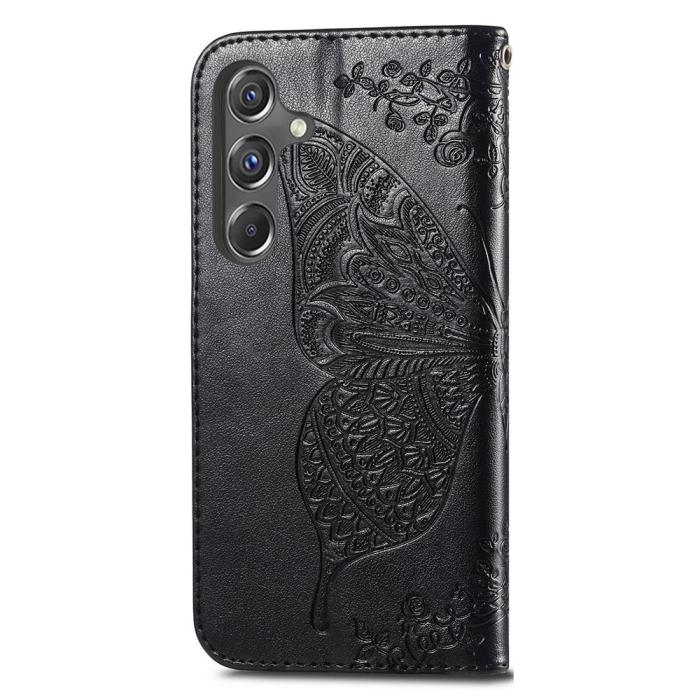 Bild 4,  Samsung Galaxy A15 5G Fodral Big Butterfly Svart