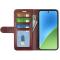  Xiaomi 15 Fodral Crazy Horse Läder Brun