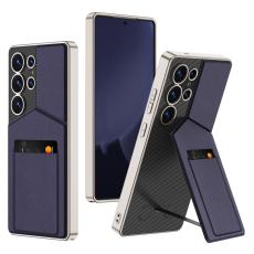 GKK GKK Galaxy S25 Ultra Skal Kickstand Med Korth&aring;llare Bl&aring;