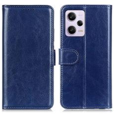  Xiaomi Redmi Note 12 Pro 5G Fodral Crazy Horse L&auml;der Bl&aring;