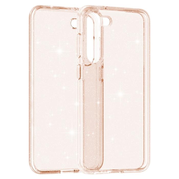 Bild 3,  Samsung Galaxy S23 Plus Skal Glitter Hybrid Guld