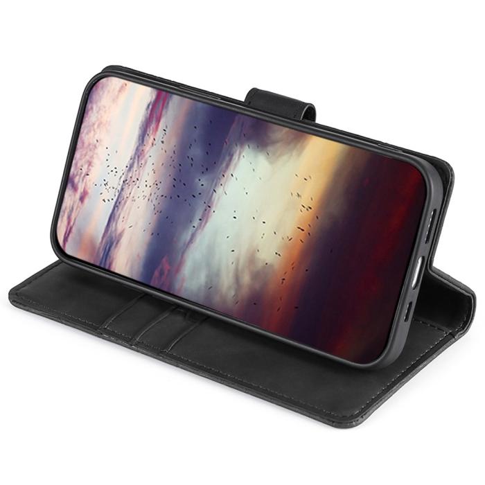 Bild 3,  Samsung Galaxy S23 Plus Fodral Krokodil Textur Svart