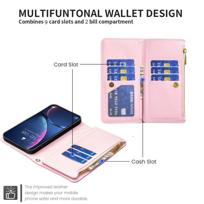 Bild 5, BINFEN BINFEN Google Pixel 11 / 11 Pro Fodral Diamond Multifunktionell