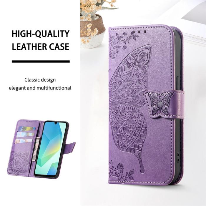 Bild 6,  Honor 400 Smart Fodral Med Fjäril Tryck Lila