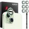 NORTHJO NORTHJO iPhone 15/15 Plus/14/14 Plus Linsskydd Strass 3-PACK Grön
