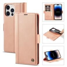 LC.IMEEKE LC.IMEEKE iPhone 14 Pro Fodral Med Magnetisk St&auml;ngning Ros&eacute;guld