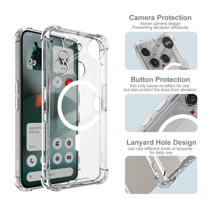 Bild 5, IMAK IMAK Nothing Phone 3 Skal MagSafe Shockproof Transparent