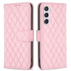  Samsung Galaxy S24 Fodral Diamond L&auml;der Rosa