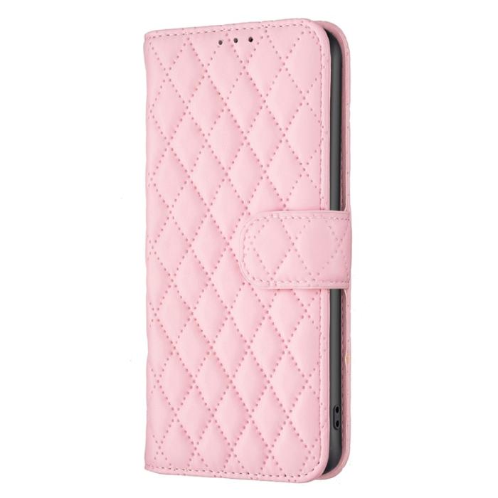 Bild 4,  Samsung Galaxy S24 Fodral Diamond Läder Rosa