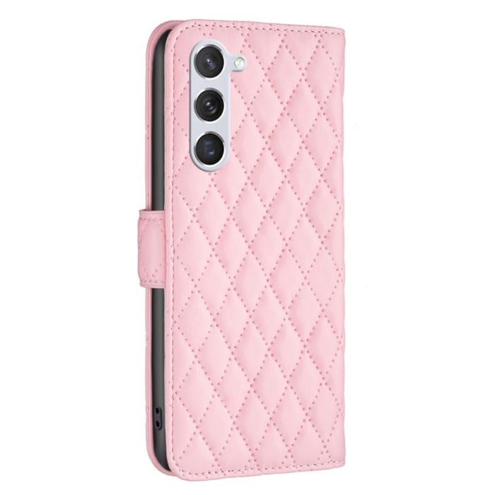 Bild 5,  Samsung Galaxy S24 Fodral Diamond Läder Rosa