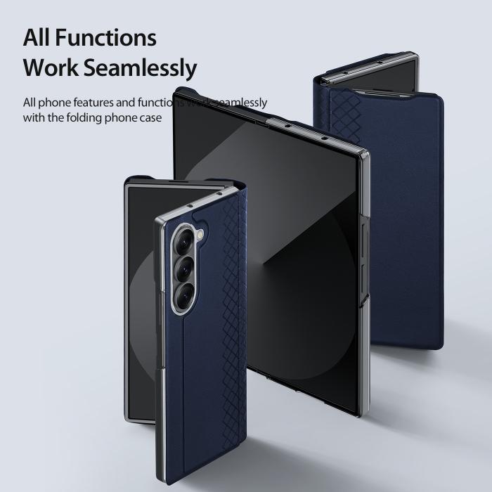 Bild 5, DUX DUCIS DUX DUCIS Samsung Galaxy Z Fold 7 Fodral Bril Series Blå