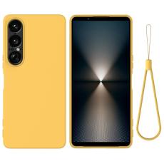  Sony Xperia 1 VII Skal Liquid Silikon Gul