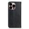  iPhone 14 Pro Max Fodral Flip Läder Svart