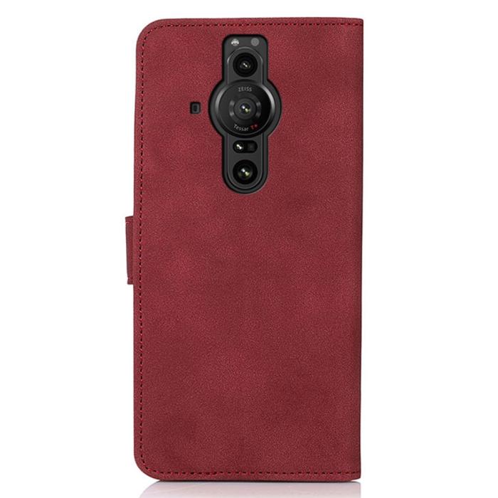 Bild 3, KHAZNEH KHAZNEH Sony Xperia Pro-I Fodral Retro Läder Röd
