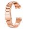  Lyxigt Metallarmband Fitbit Charge 3 / 4 Roséguld