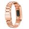  Lyxigt Metallarmband Fitbit Charge 3 / 4 Roséguld