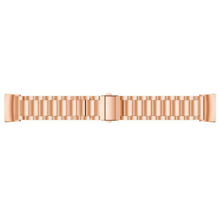 Bild 3,  Lyxigt Metallarmband Fitbit Charge 3 / 4 Roséguld