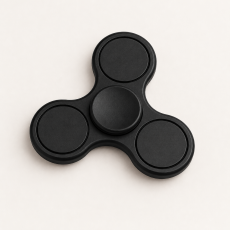  Fidget Spinner Ultra Spin Trio - Svart