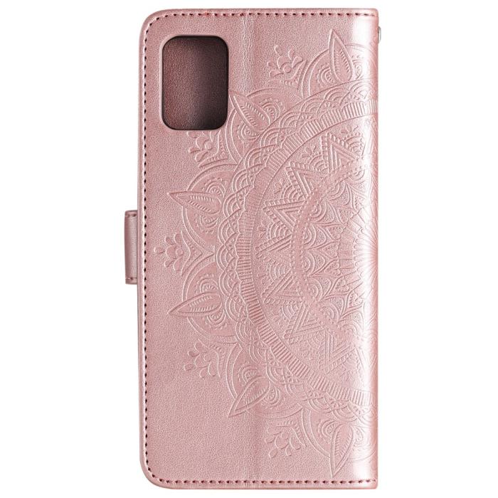 Bild 3,  Samsung Galaxy A51 - Mandala Plånboksfodral - Roséguld