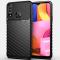  Samsung Galaxy A20s - Twill Textur Skal - Svart