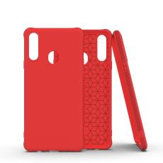  Samsung Galaxy A20s - Shockproof Matt TPU Skal - R&ouml;d