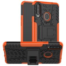  Samsung Galaxy A20s - Ultimata St&ouml;tt&aring;liga Skalet med St&ouml;d - Orange