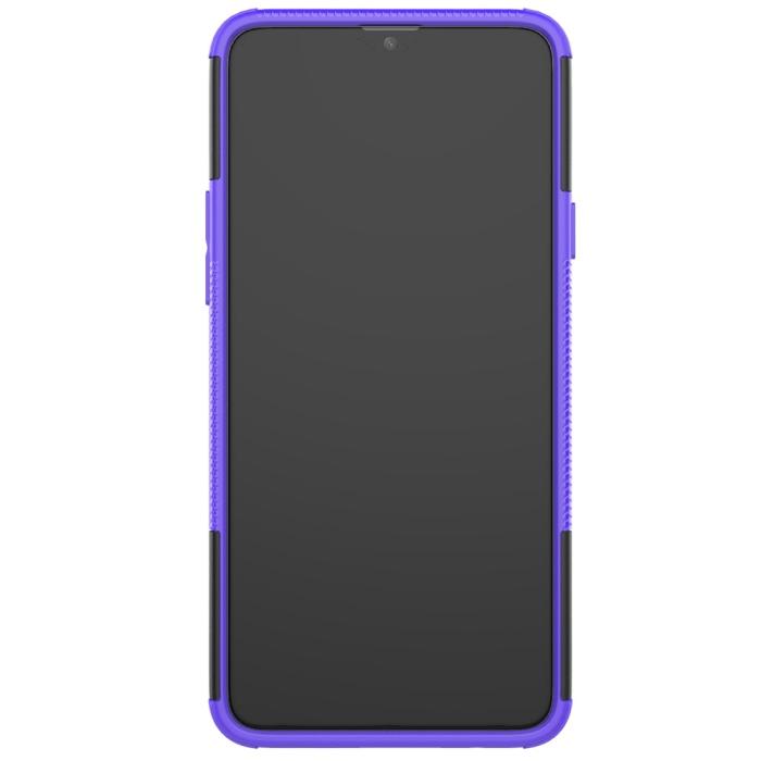 Bild 3,  Samsung Galaxy A20s - Ultimata Stöttåliga Skalet med Stöd - Lila