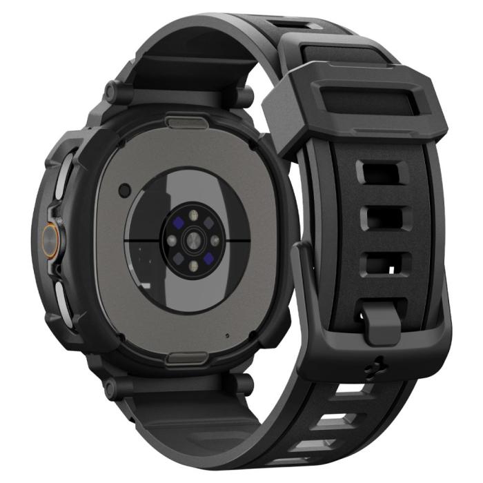 Bild 3, Spigen Spigen Galaxy Watch 8 46 mm Skal/Armband Rugged Armor 'Pro' Matt Svart