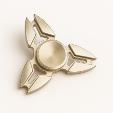  Fidget Spinner Spiky Trio - Champagne
