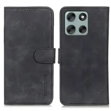 KHAZNEH KHAZNEH Motorola Moto G56 5G Fodral L&auml;der Svart