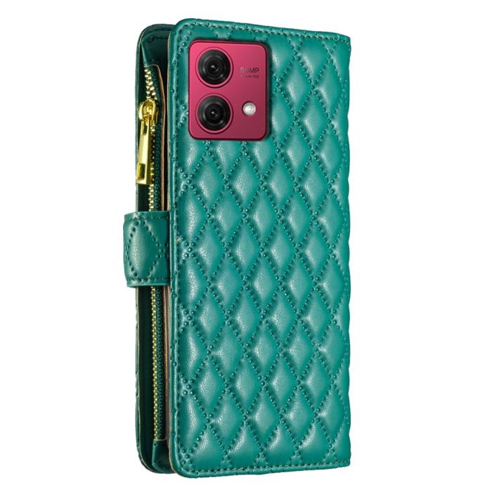 Bild 6, BINFEN BINFEN Motorola Moto G84 5G Fodral Multifunktionell Diamond Grön