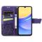  Samsung Galaxy A15 5G Fodral Big Butterfly Mörk Lila