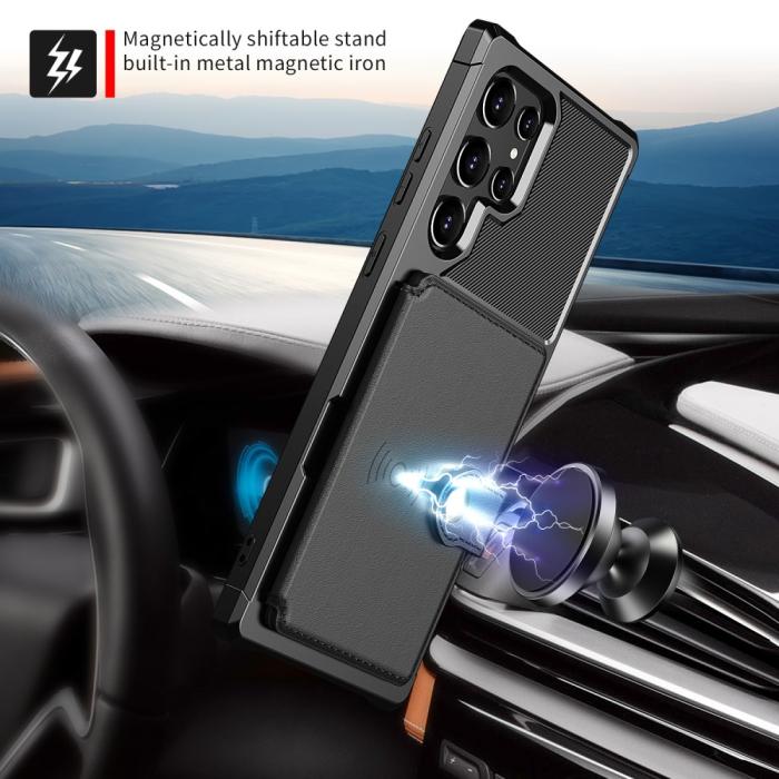 Bild 5,  Samsung Galaxy S22 Ultra Skal Med Magnetisk Plånbo