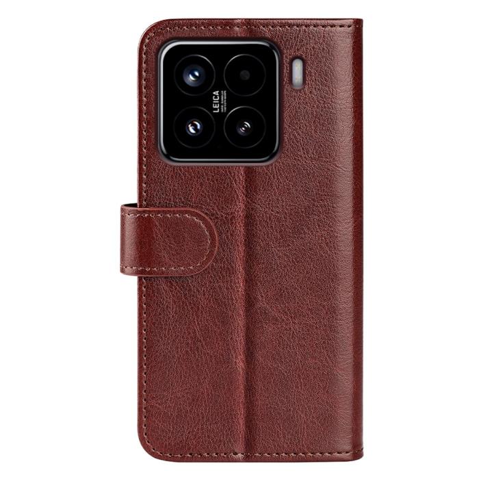 Bild 6,  Xiaomi 15 Fodral Crazy Horse Läder Brun