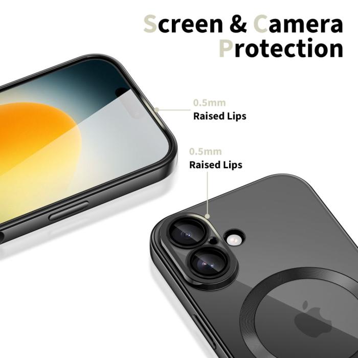 Bild 3, Tech-Protect Tech-Protect iPhone 17 Skal MagSafe MagFlex Shiny Black