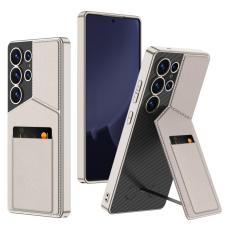GKK GKK Galaxy S25 Ultra Skal Kickstand Med Korth&aring;llare Titanium Grey